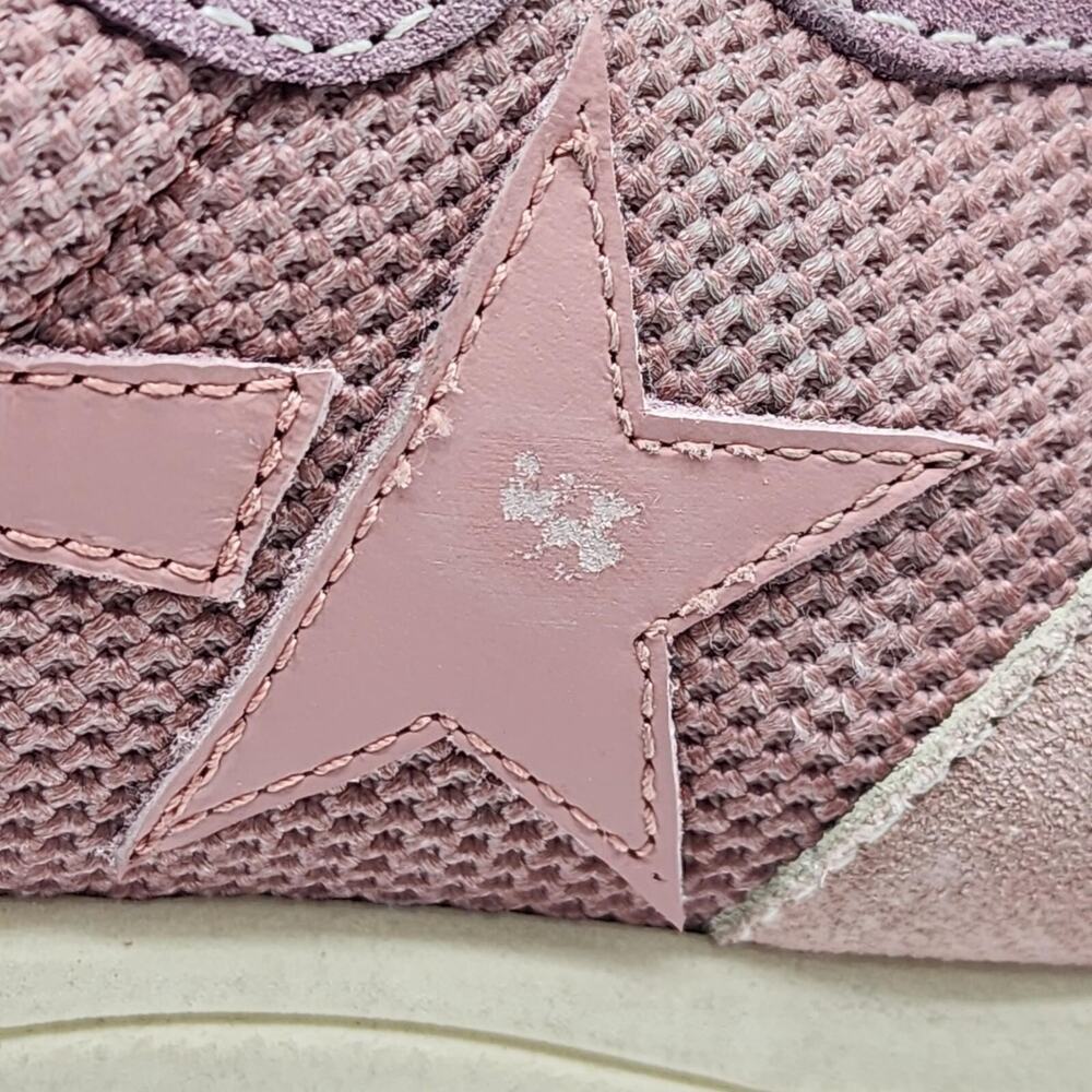 Golden Goose Running Sole Lace-Up Sneakers in Pink EU 40 US 10 - New $695 - Picture 6 of 8